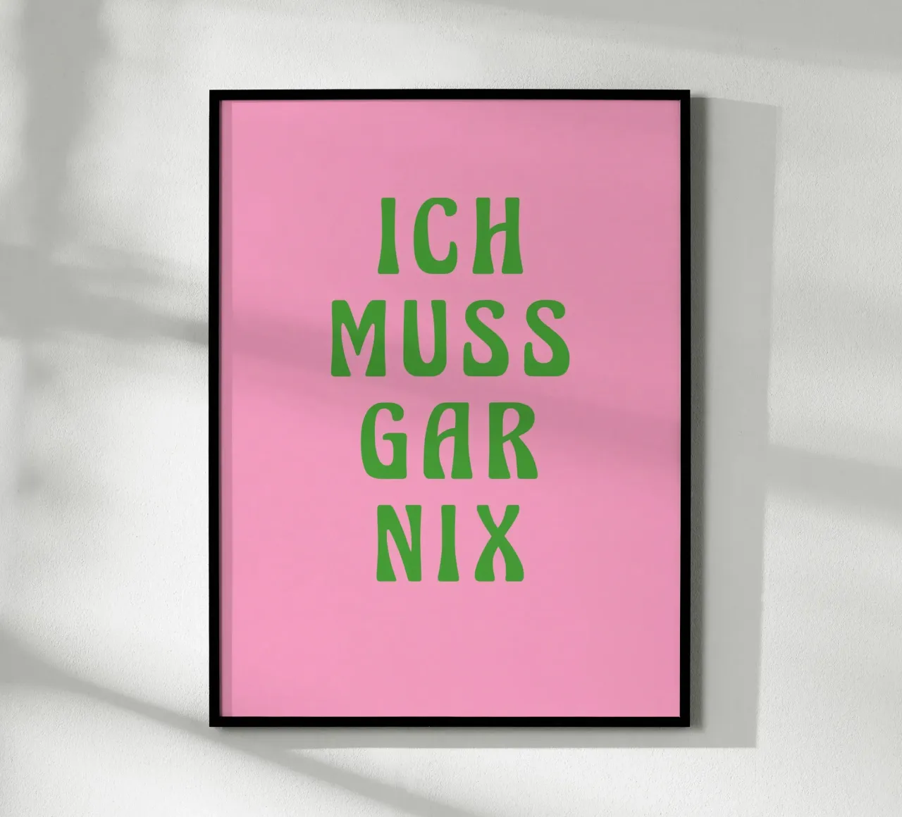 Ich muss gar nix, pinki carta hahnemühle da Carinaprint