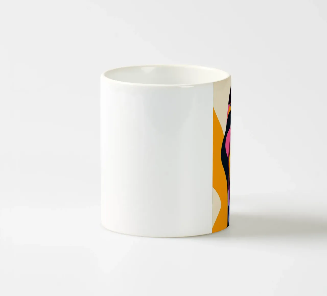 Gatto in tela a contrasto tazza in ceramica da ShopByHaru