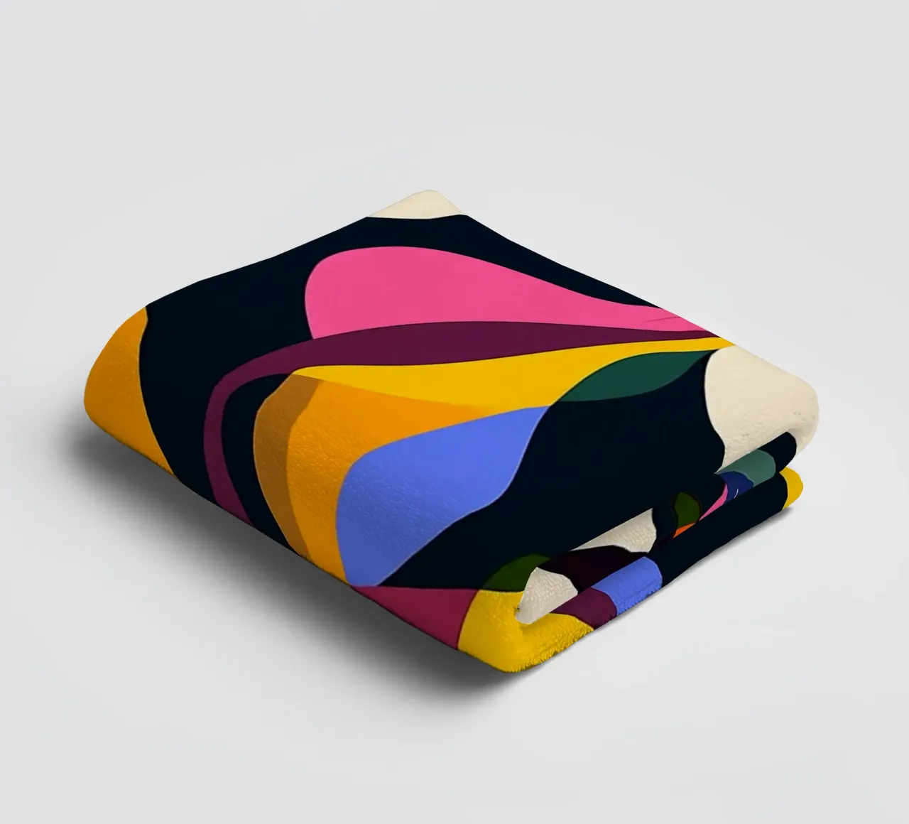 Cat Canvas Contrast towel by ShopByHaru