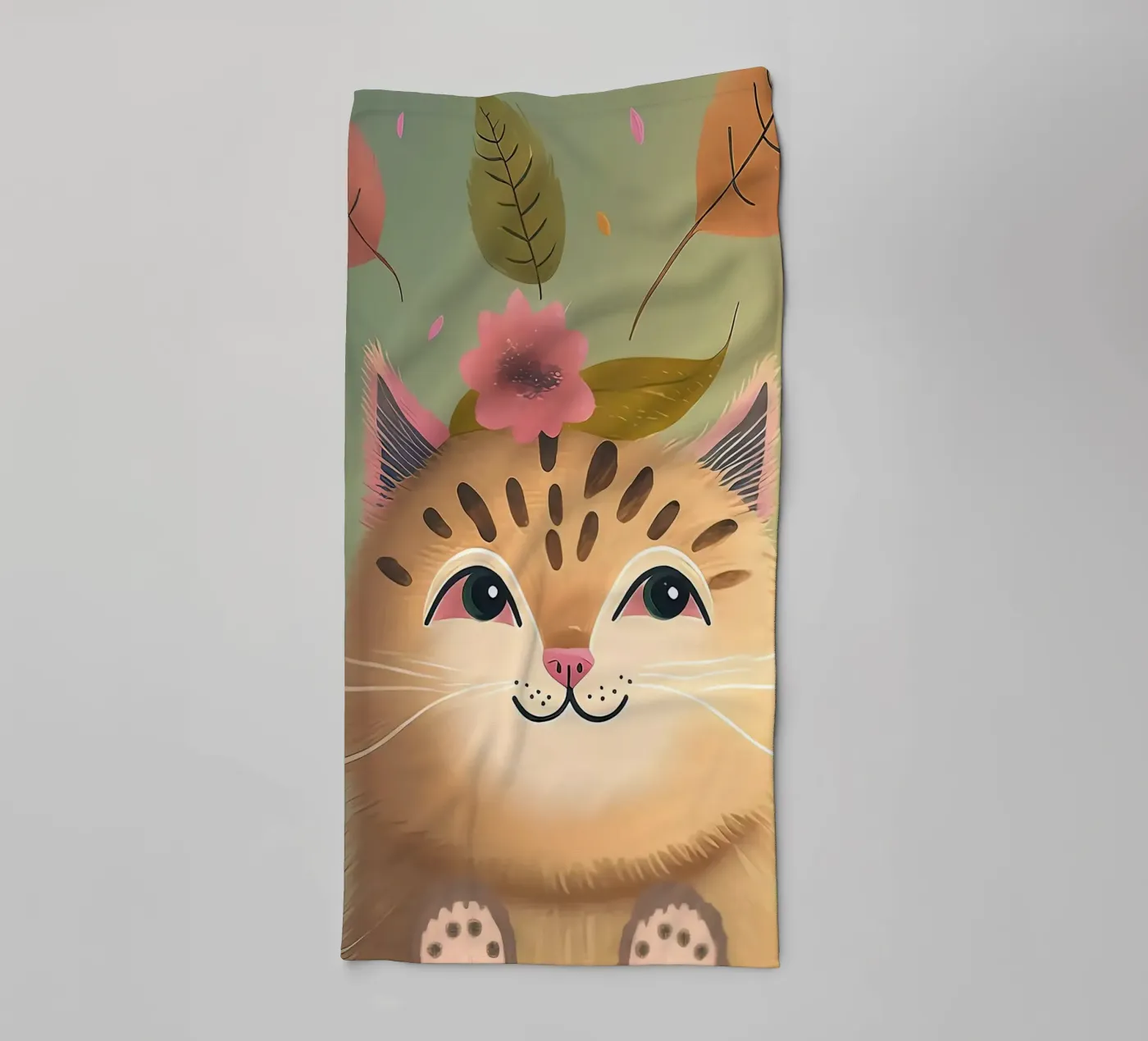 cat refuse badhanddoek van ShopByHaru