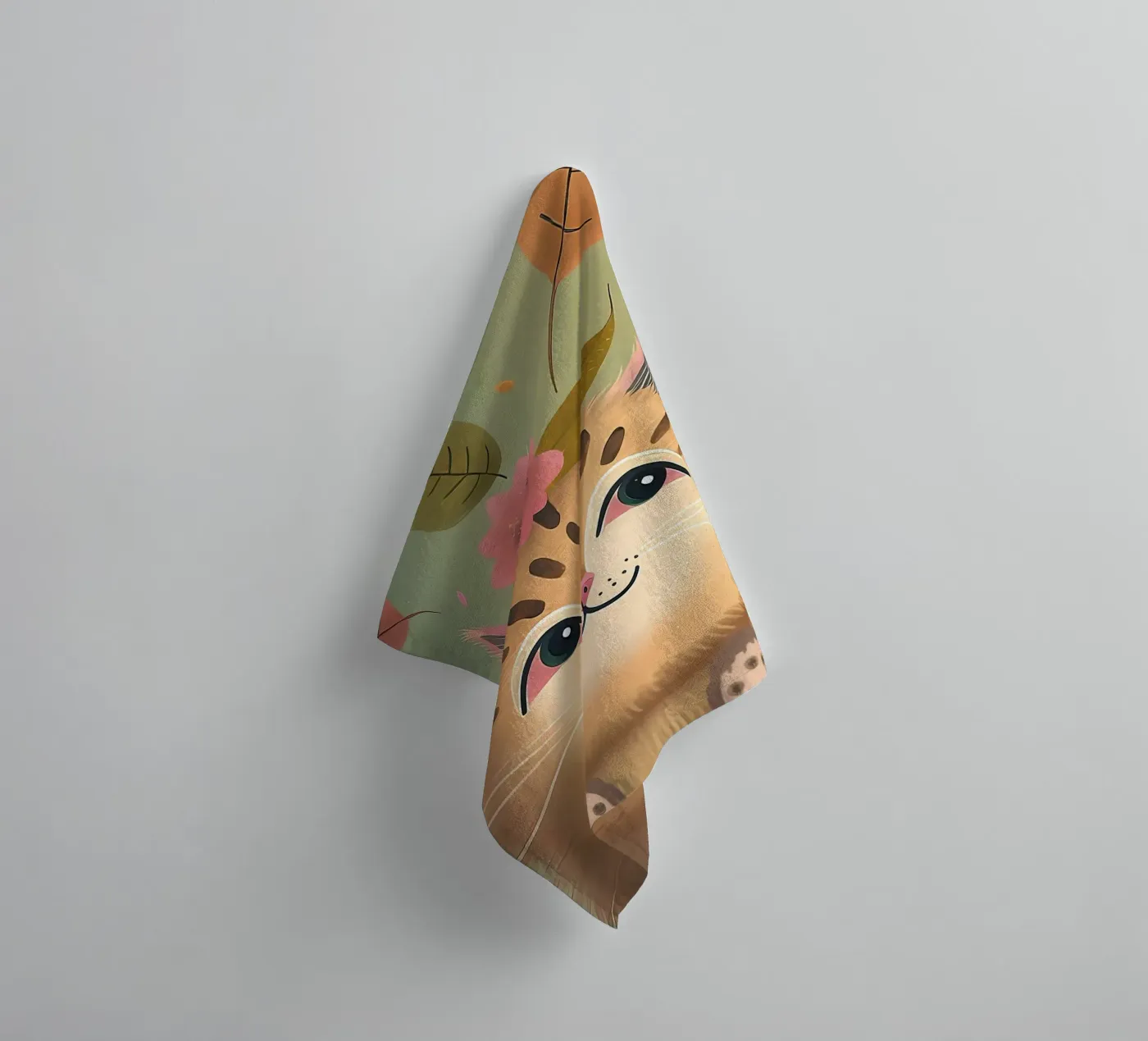 cat refuse badhanddoek van ShopByHaru