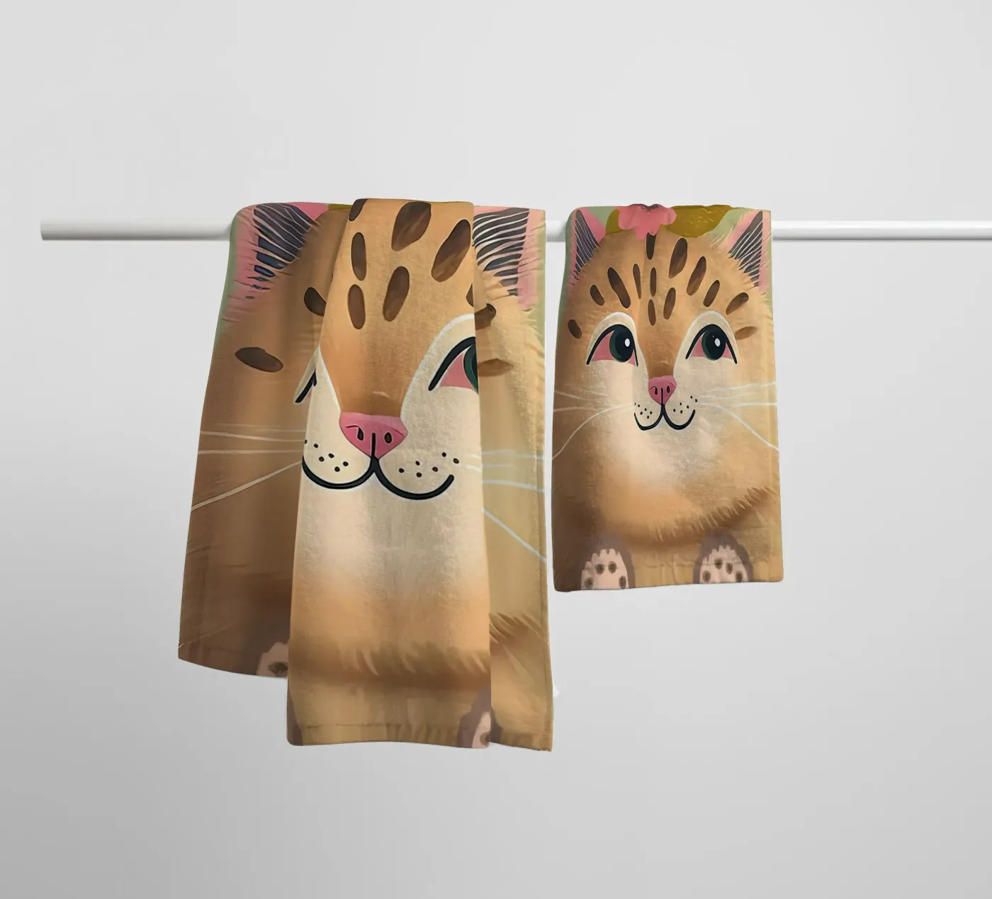 cat refuse badhanddoek van ShopByHaru