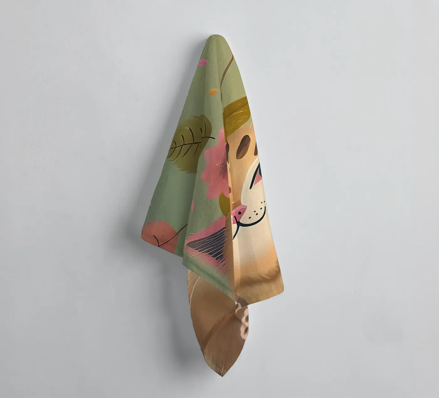 cat refuse badhanddoek van ShopByHaru