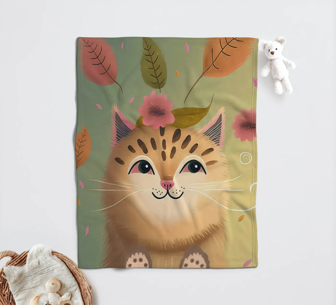 kattenafval fleecedeken van ShopByHaru