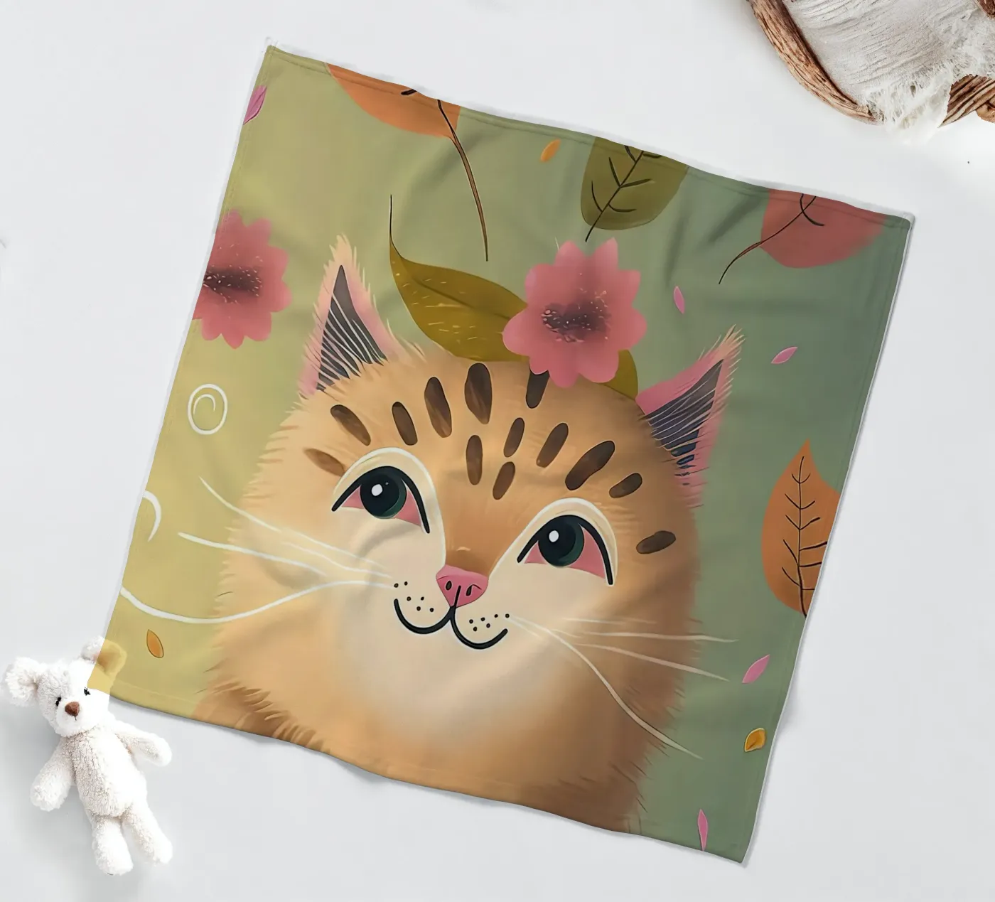 kattenafval fleecedeken van ShopByHaru