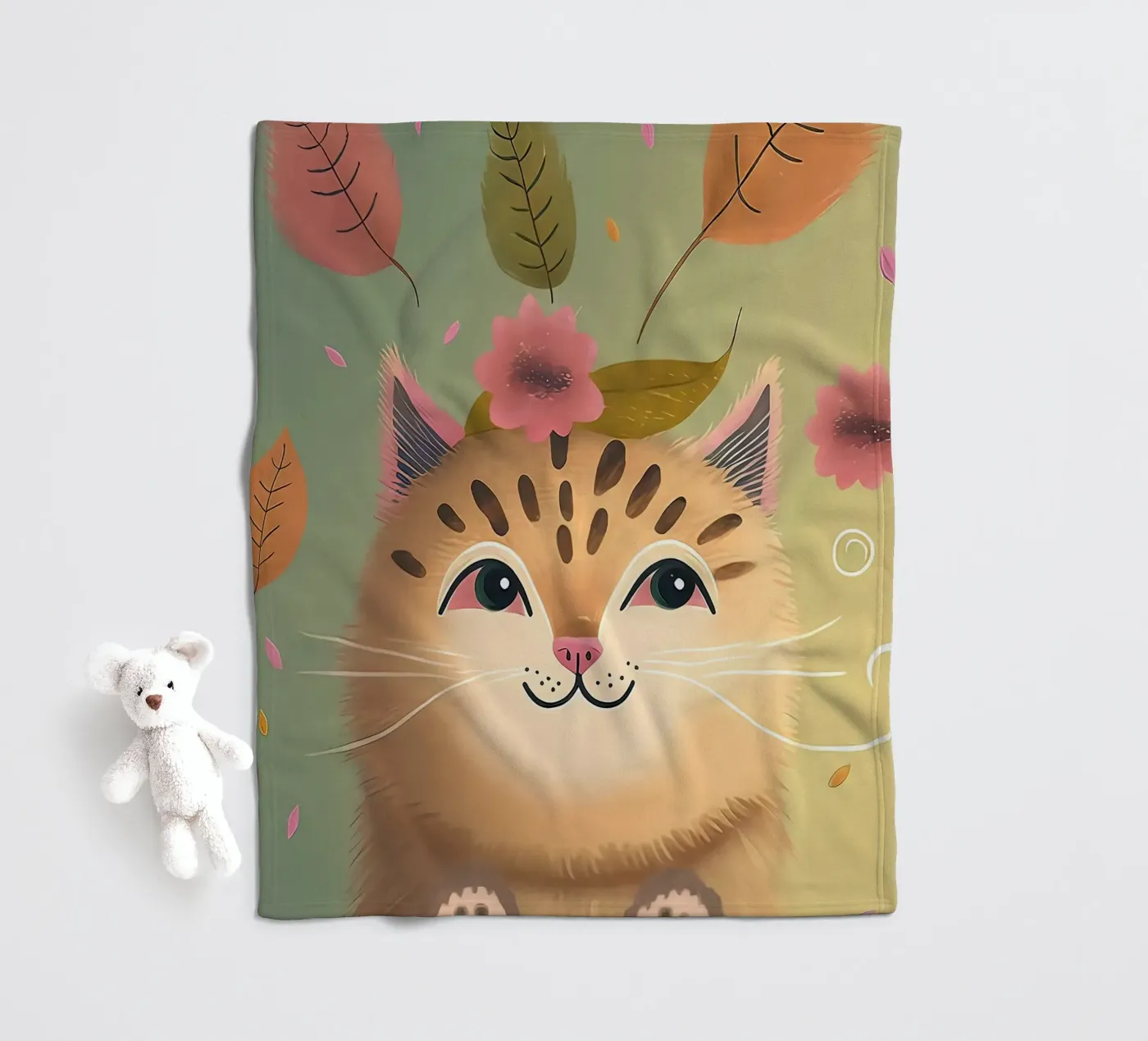kattenafval fleecedeken van ShopByHaru