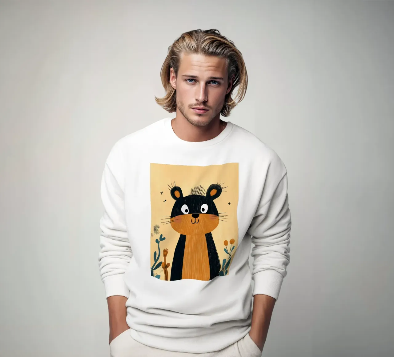 Simpática ardilla de dibujos animados sudadera de ShopByHaru
