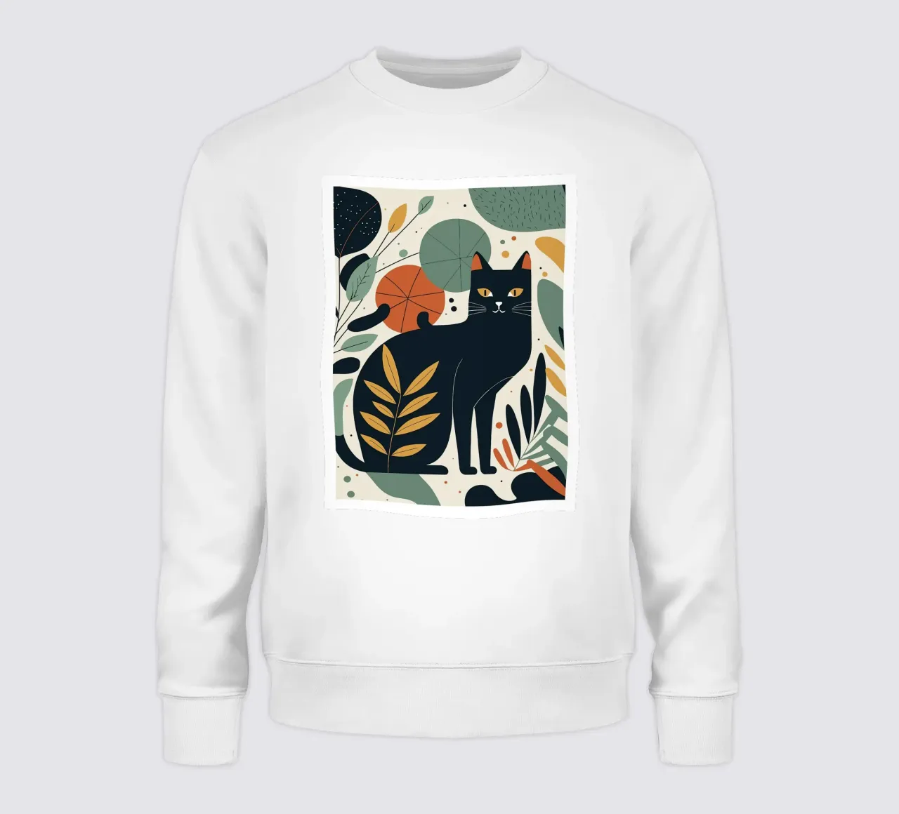 Illustrazione di un gatto carino felpa da ShopByHaru