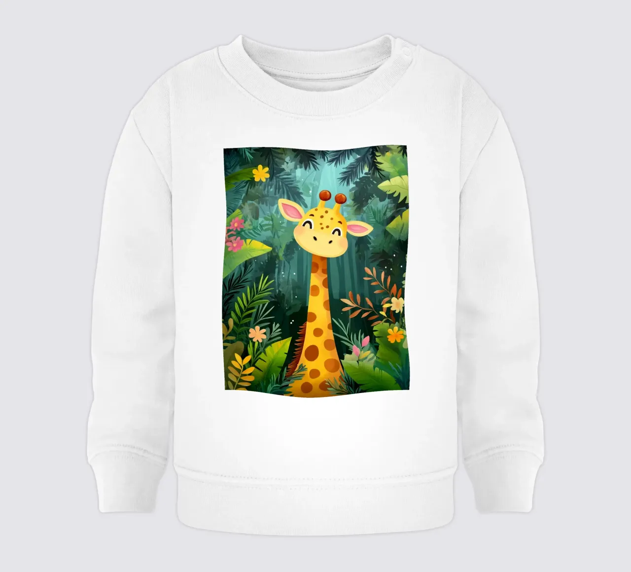 Giraffa carina nella giungla felpa neonato da ShopByHaru