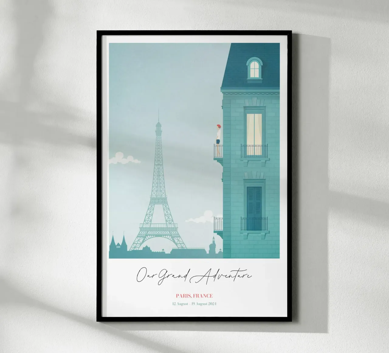 Stampa personalizzata di Parigi poster da Henry Rivers