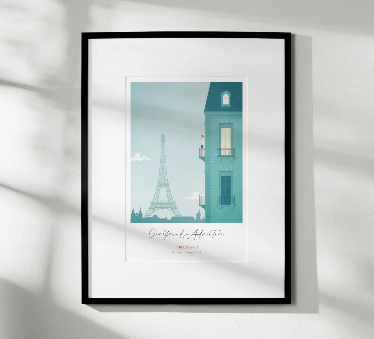 Stampa personalizzata di Parigi poster da Henry Rivers