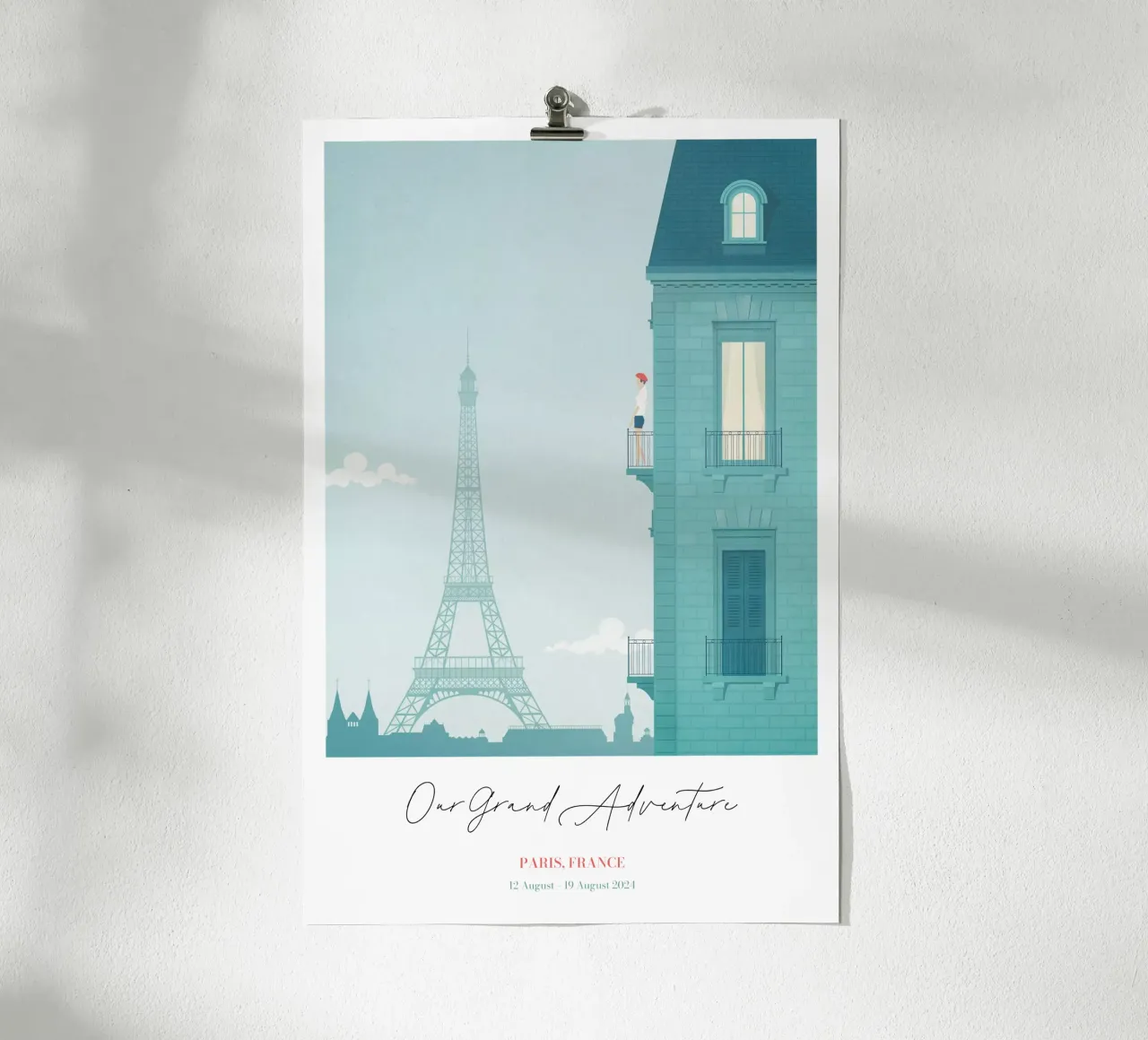 Stampa personalizzata di Parigi poster da Henry Rivers