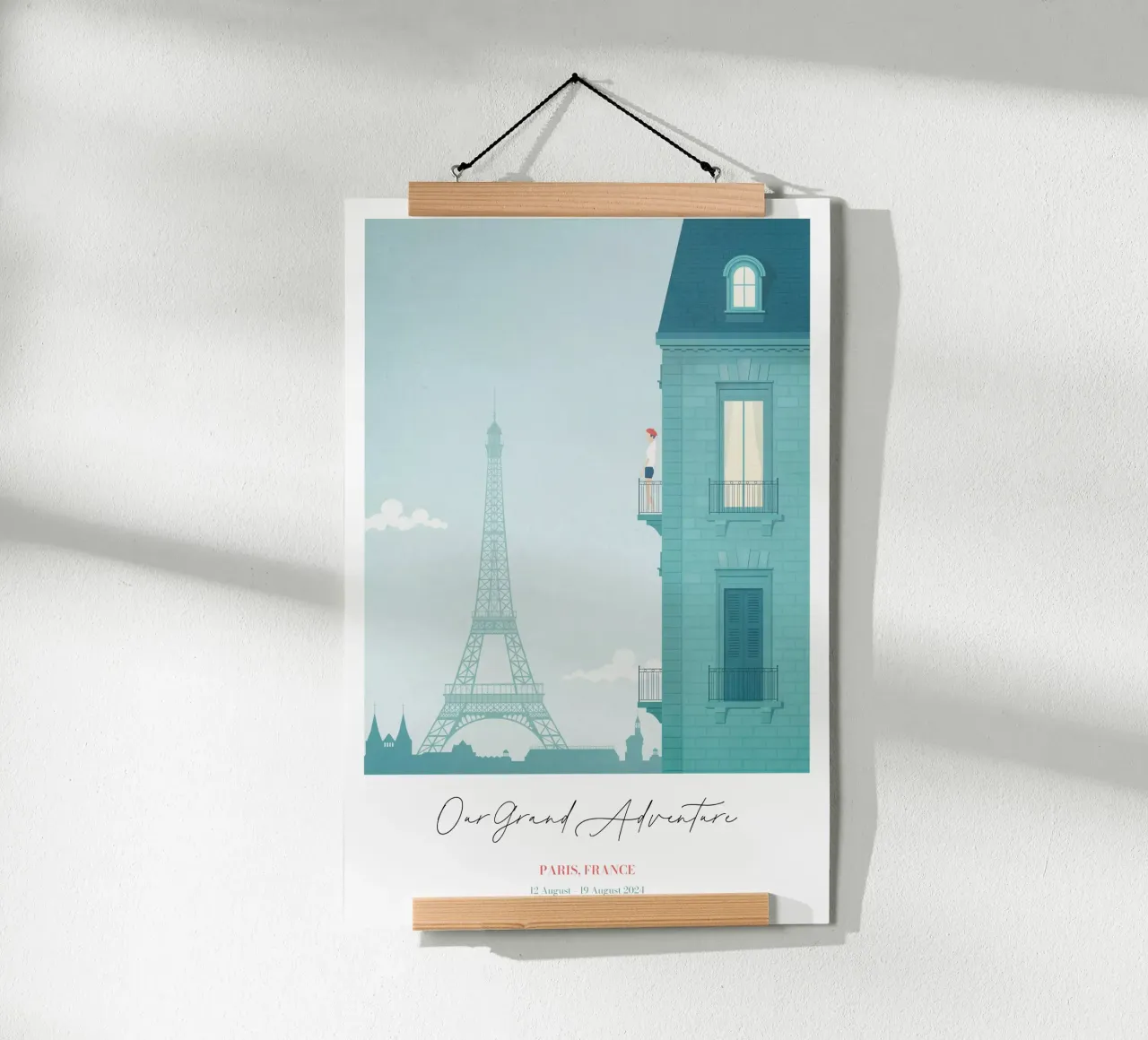 Stampa personalizzata di Parigi poster da Henry Rivers