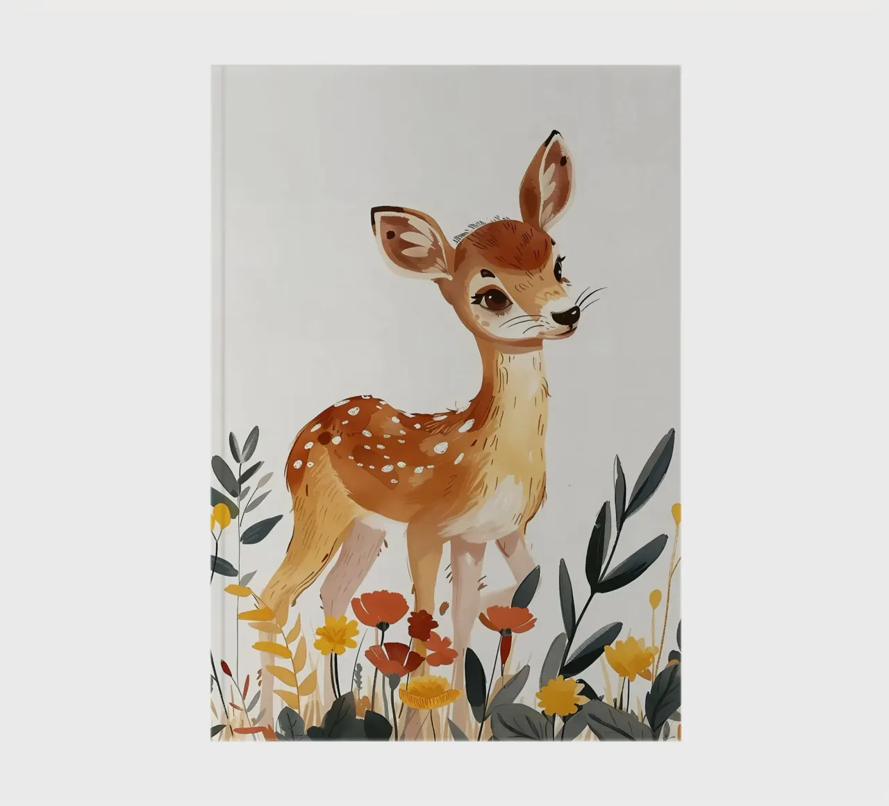 Joli fauve dans un champ carnet de notes de ShopByHaru