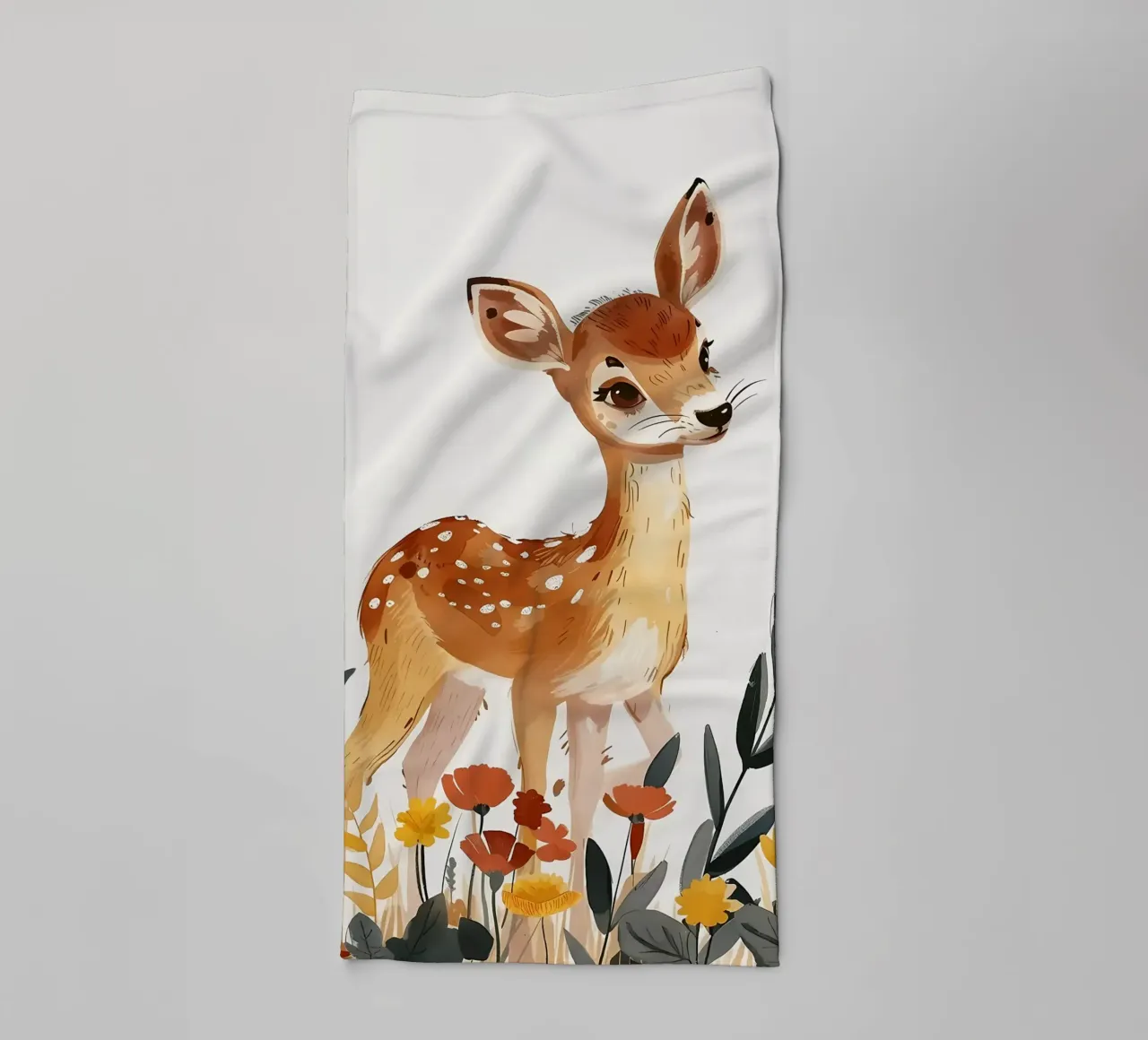 Joli fauve dans un champ serviette de bain de ShopByHaru