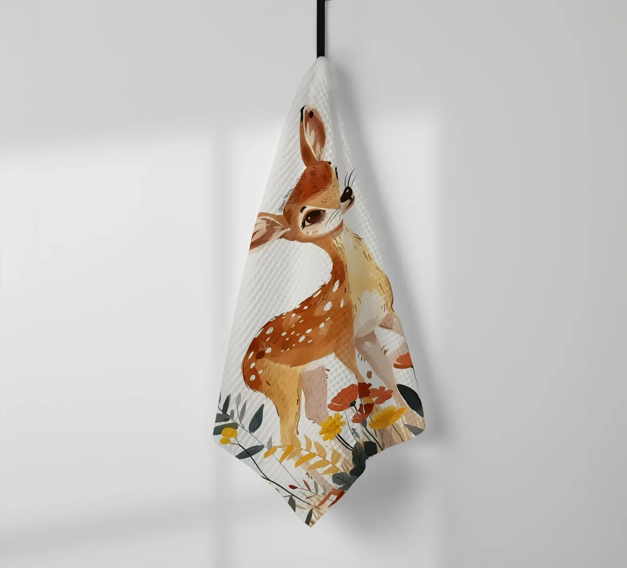 Joli fauve dans un champ torchon de ShopByHaru