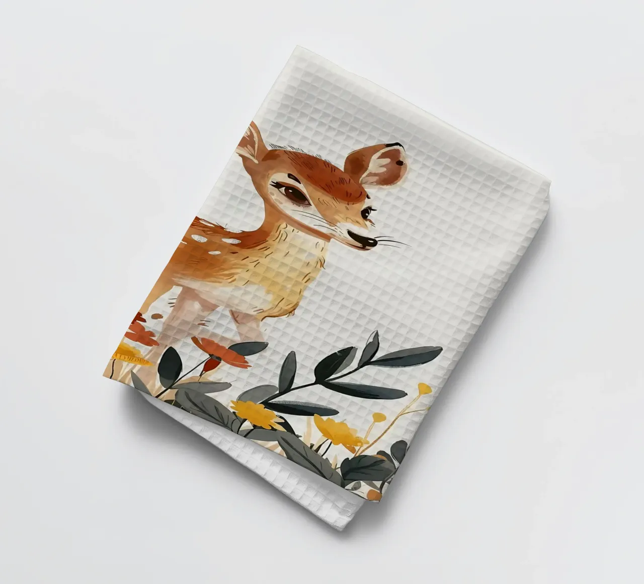 Joli fauve dans un champ torchon de ShopByHaru