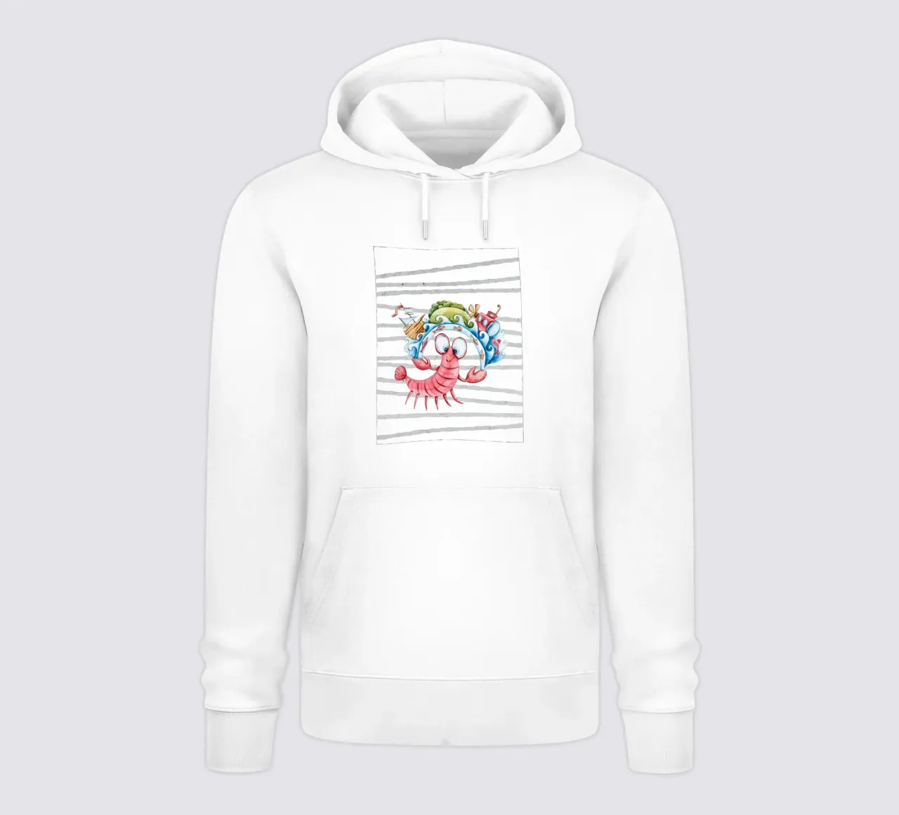 Oceano da colorare per bambini felpa con cappuccio da ShopByHaru
