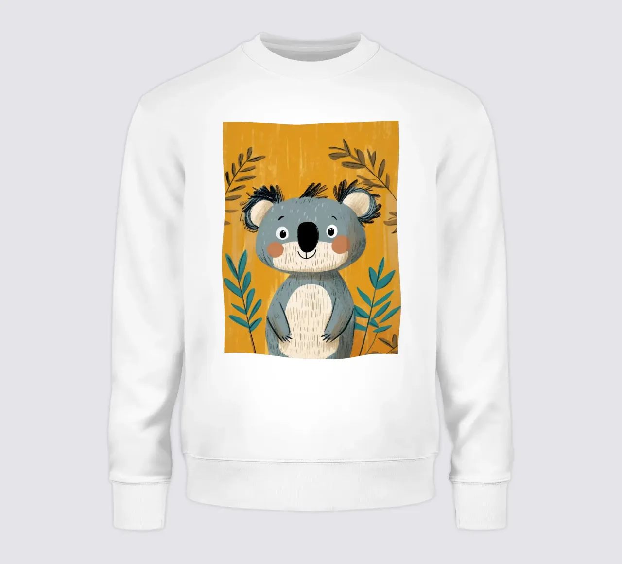 Illustrazione di un simpatico Koala felpa da ShopByHaru