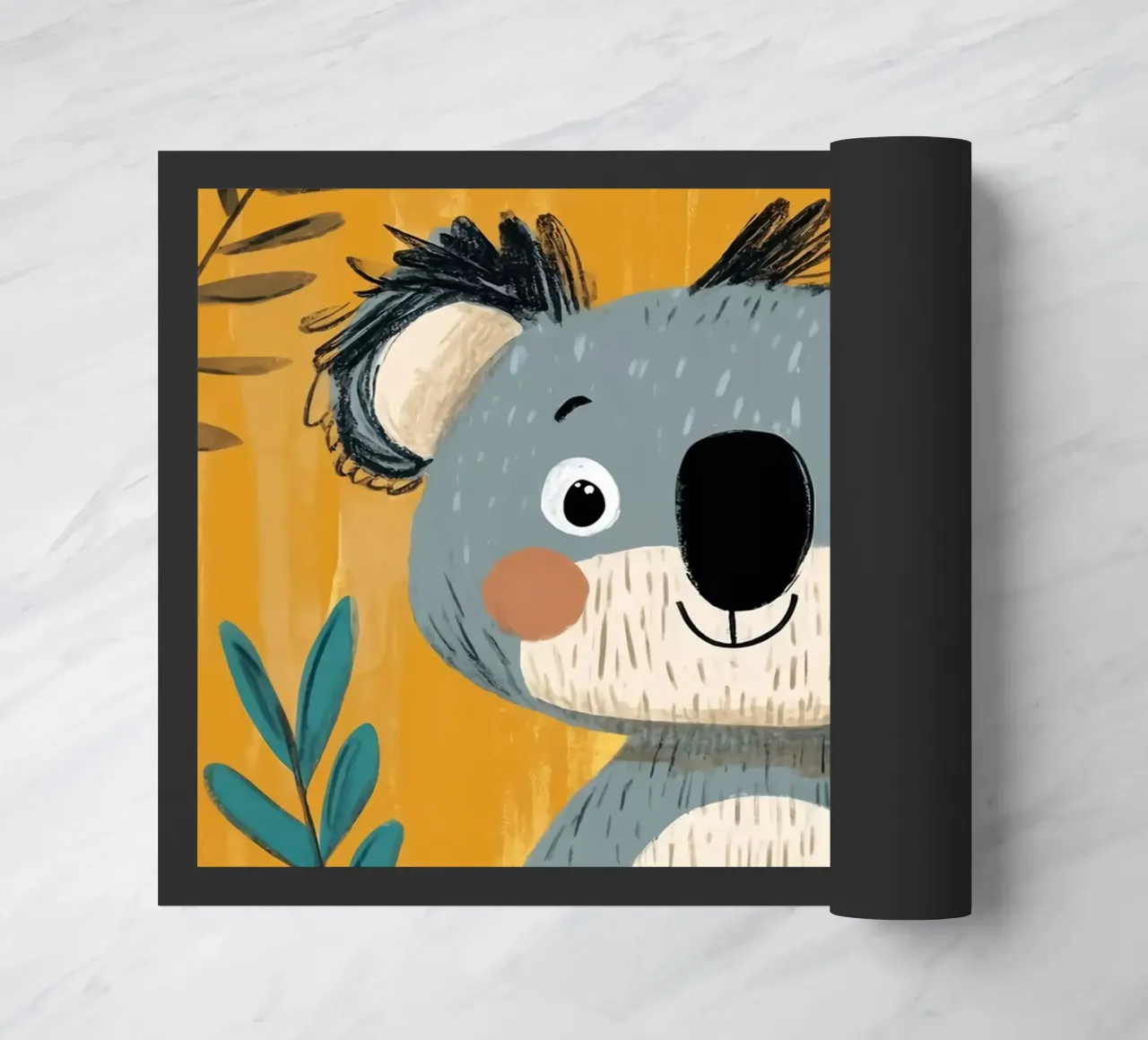 Illustrazione di un simpatico Koala zerbino da ShopByHaru