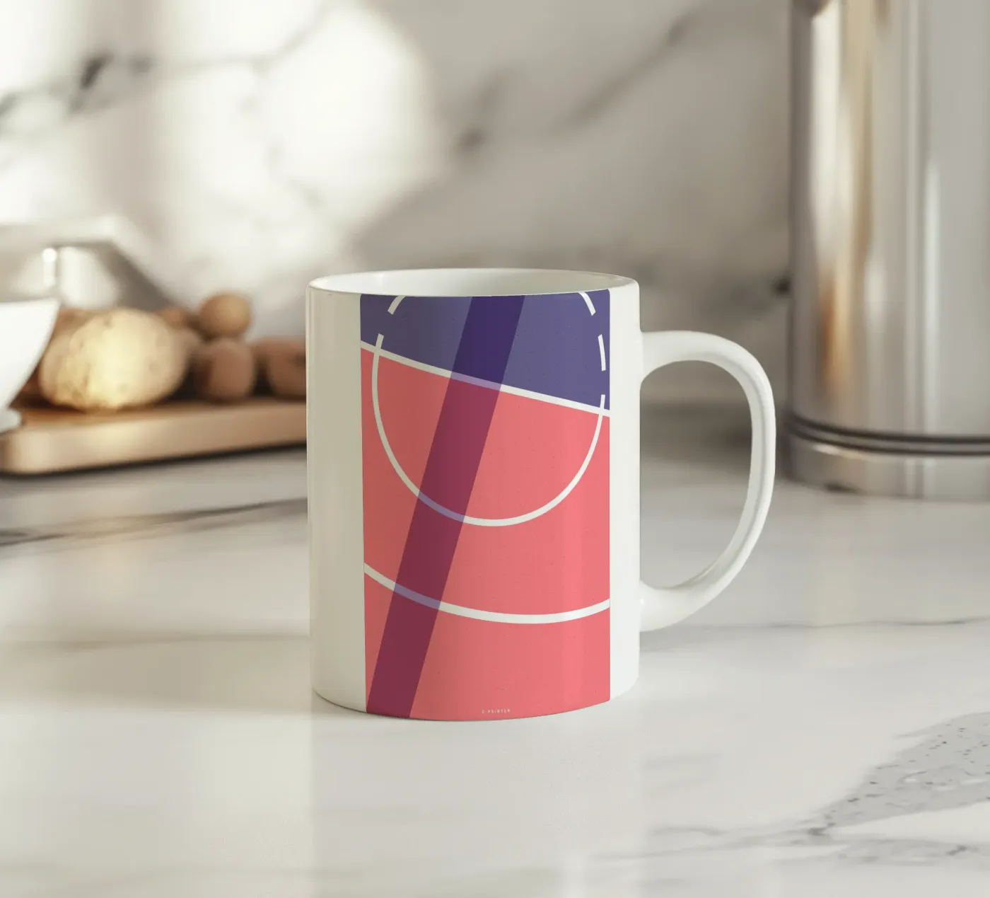 3 Pointer keramische mok van OOP