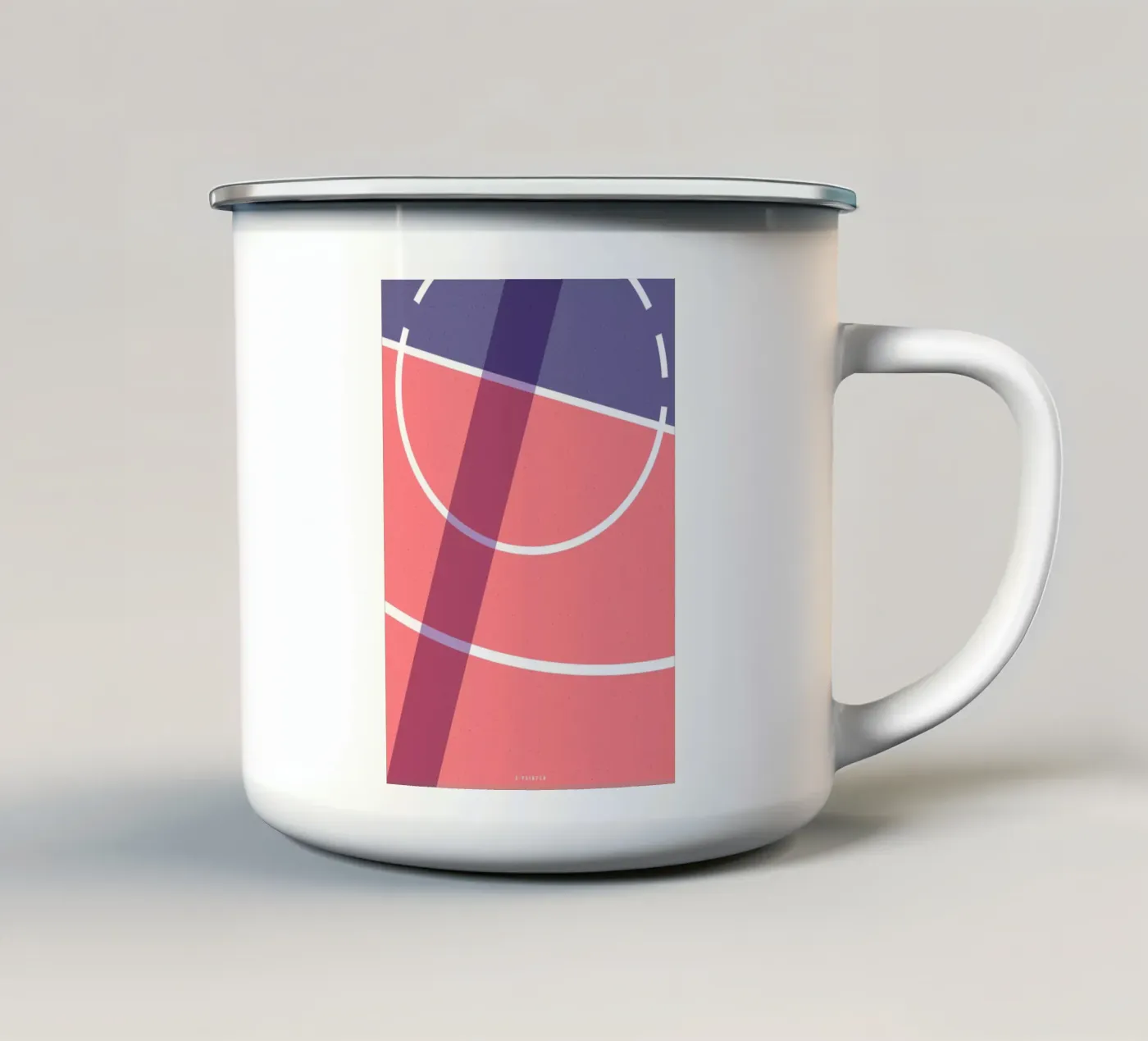 3 Pointer mug en émail de OOP