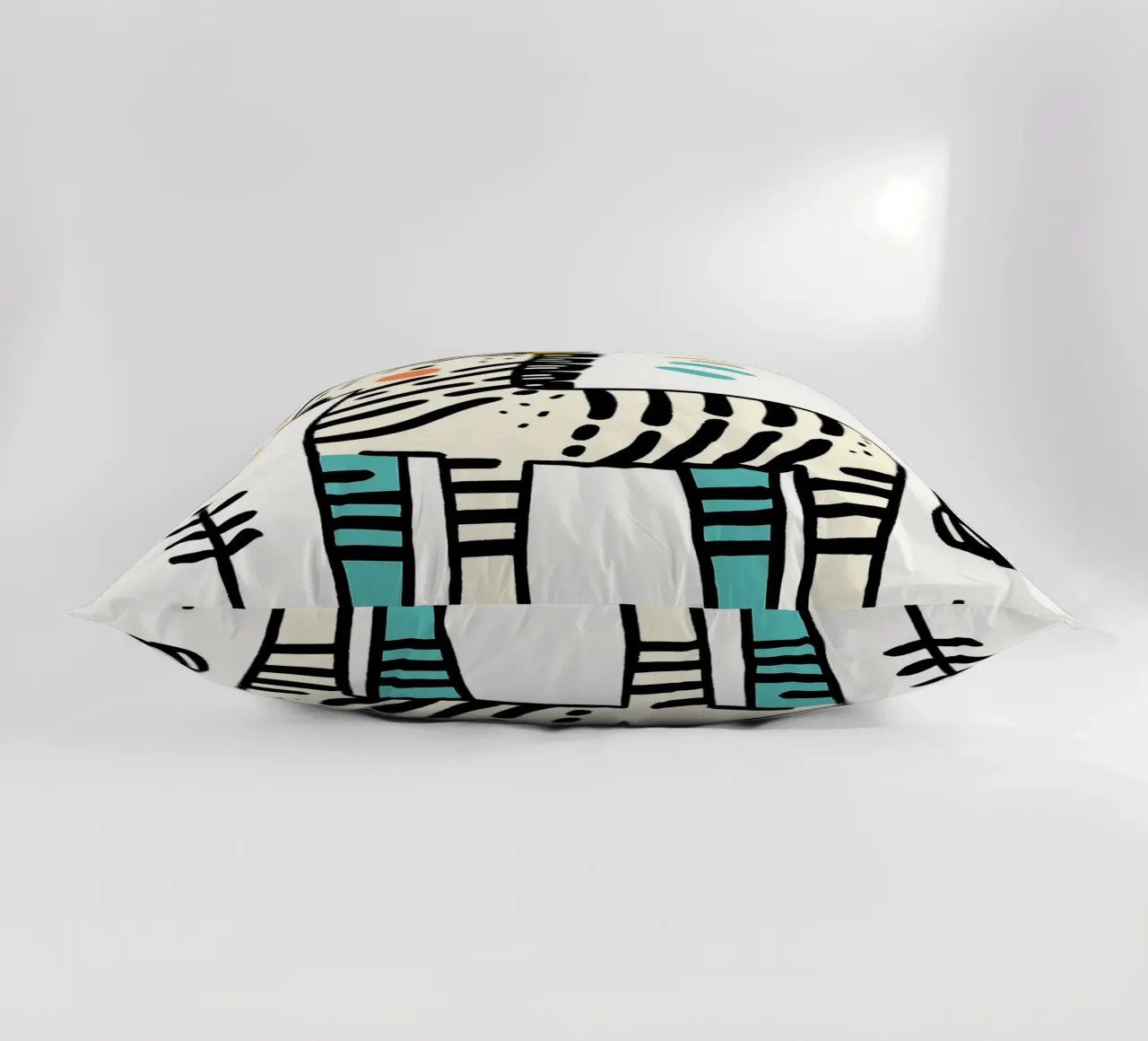 Illustrazione di una simpatica zebra cuscino da ShopByHaru