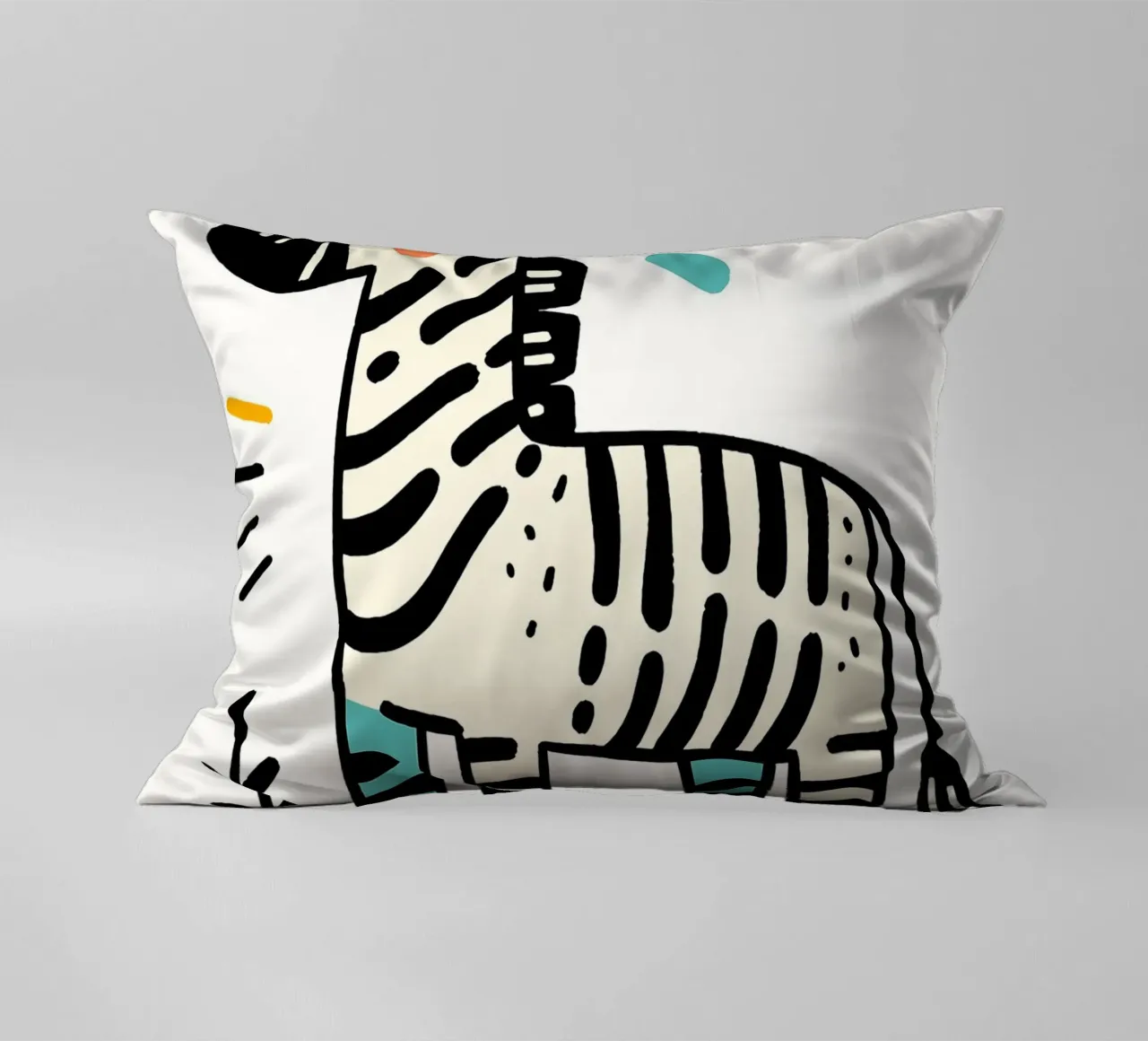 Illustrazione di una simpatica zebra cuscino da ShopByHaru