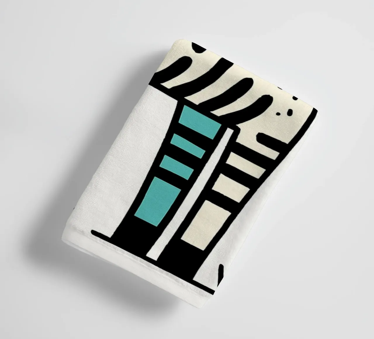 Illustrazione di una simpatica zebra asciugamano da bagno da ShopByHaru