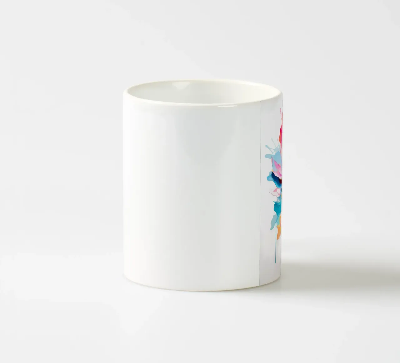 Abstracte Bloemen Symfonie keramische mok van Artistic-shop