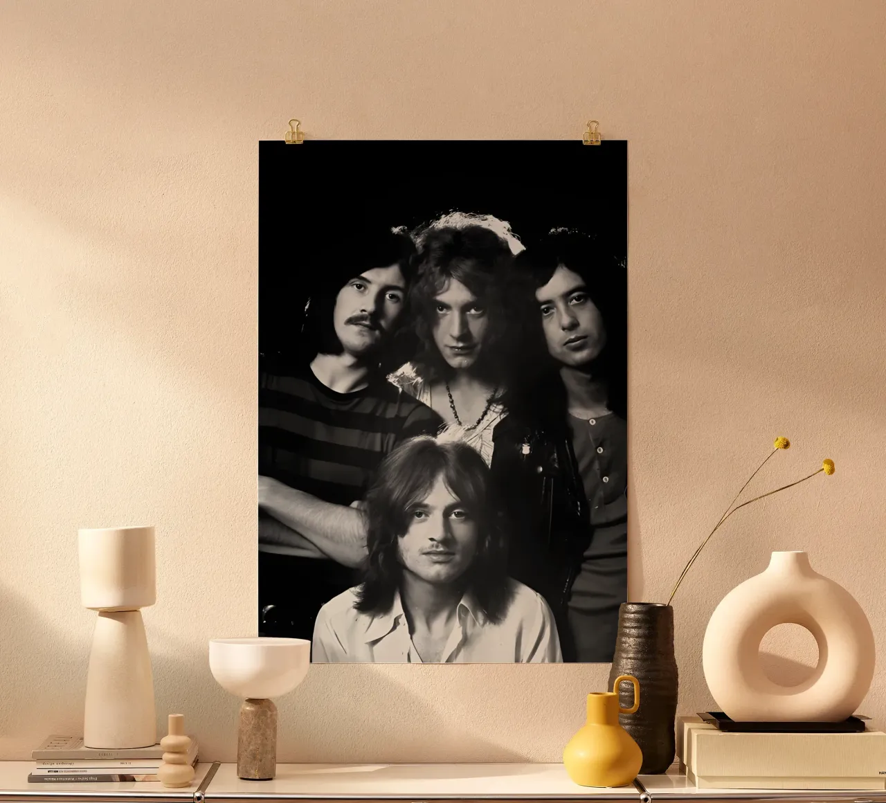 Led Zeppelin carta hahnemühle da Type & Tape