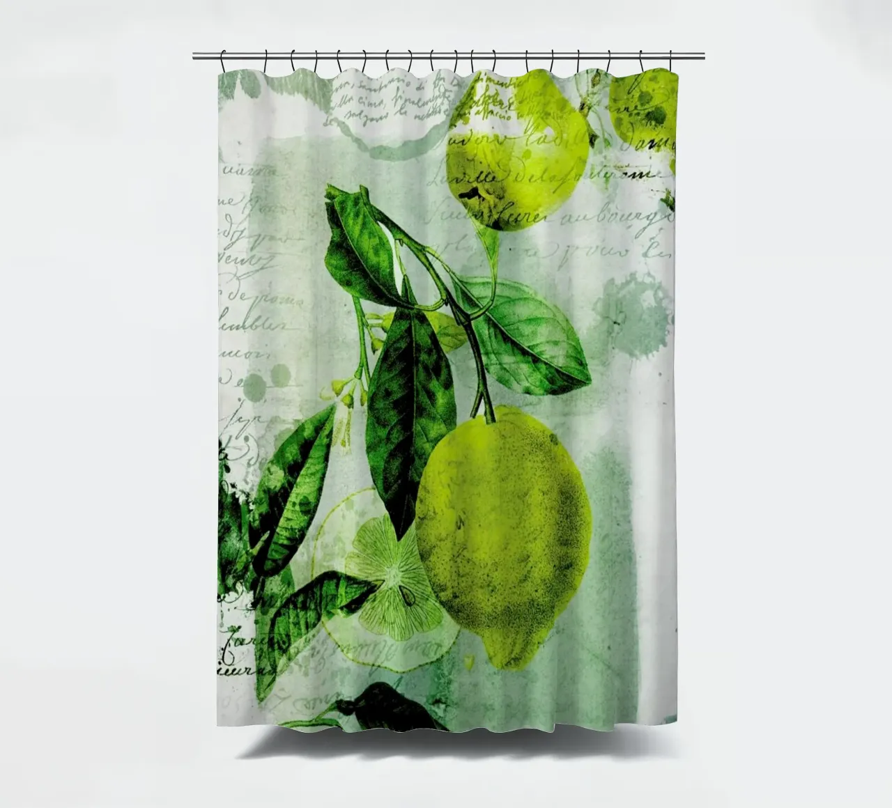 Botanic 1 shower curtain by Mr Cup