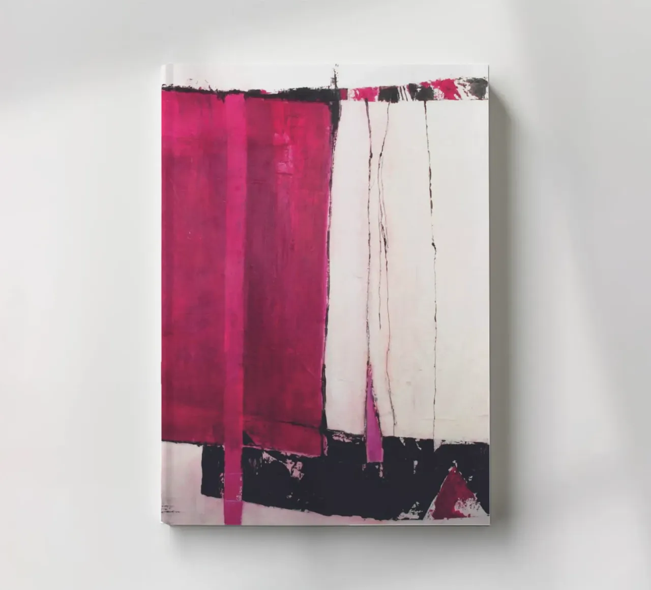 Ich warte Rot notebook by Anita Gewald