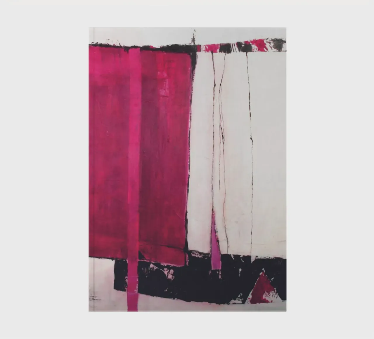 Ich warte Rot notebook by Anita Gewald