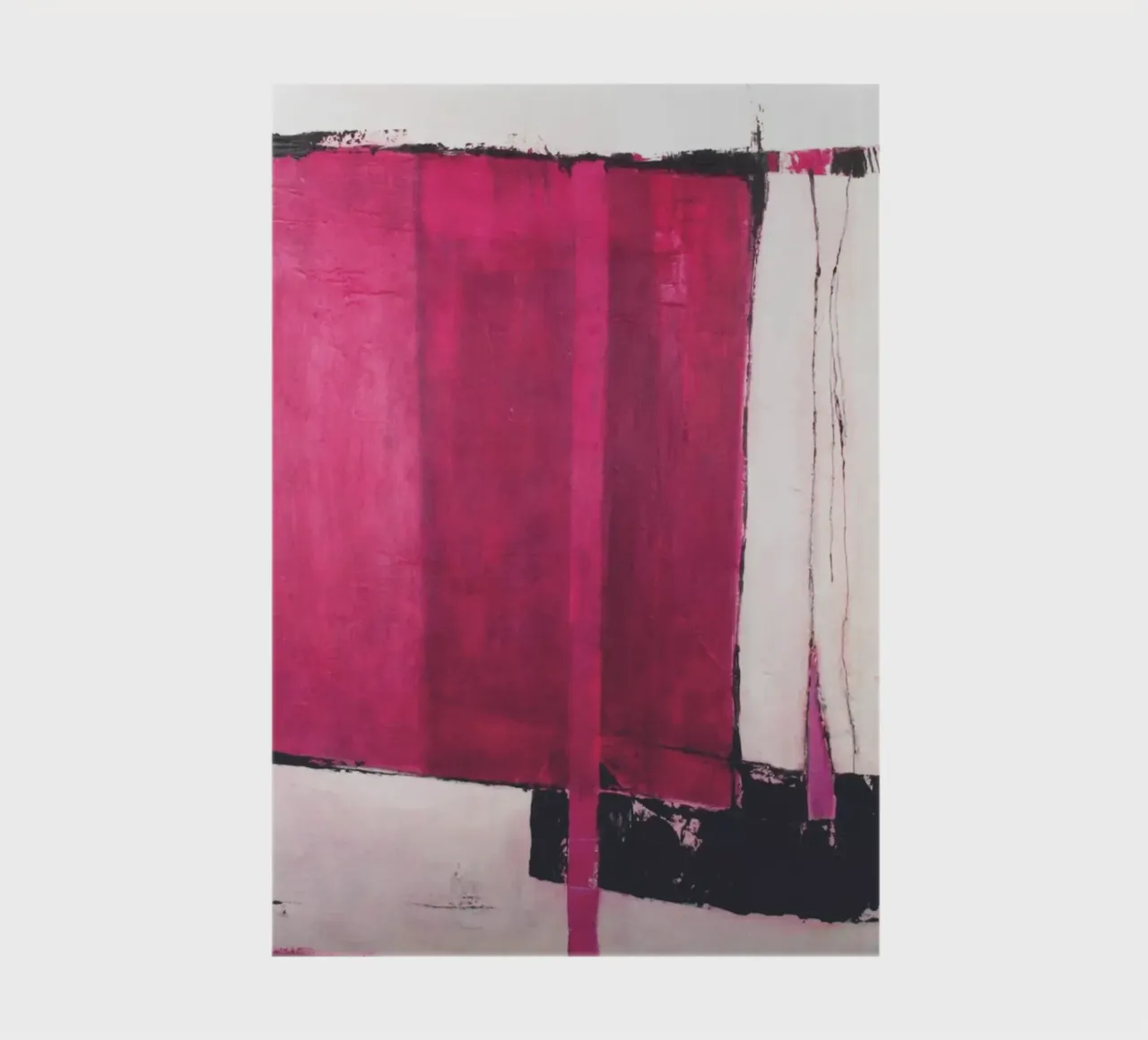 Ich warte Rot notebook by Anita Gewald