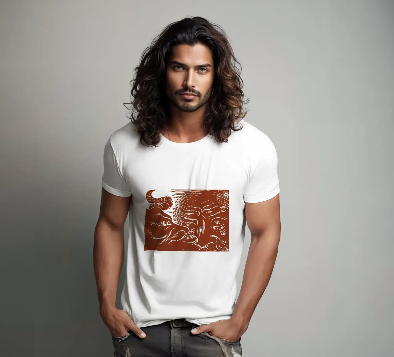 Il vecchio Satana prova Giobbe in abbondanza t-shirt da Doa Project