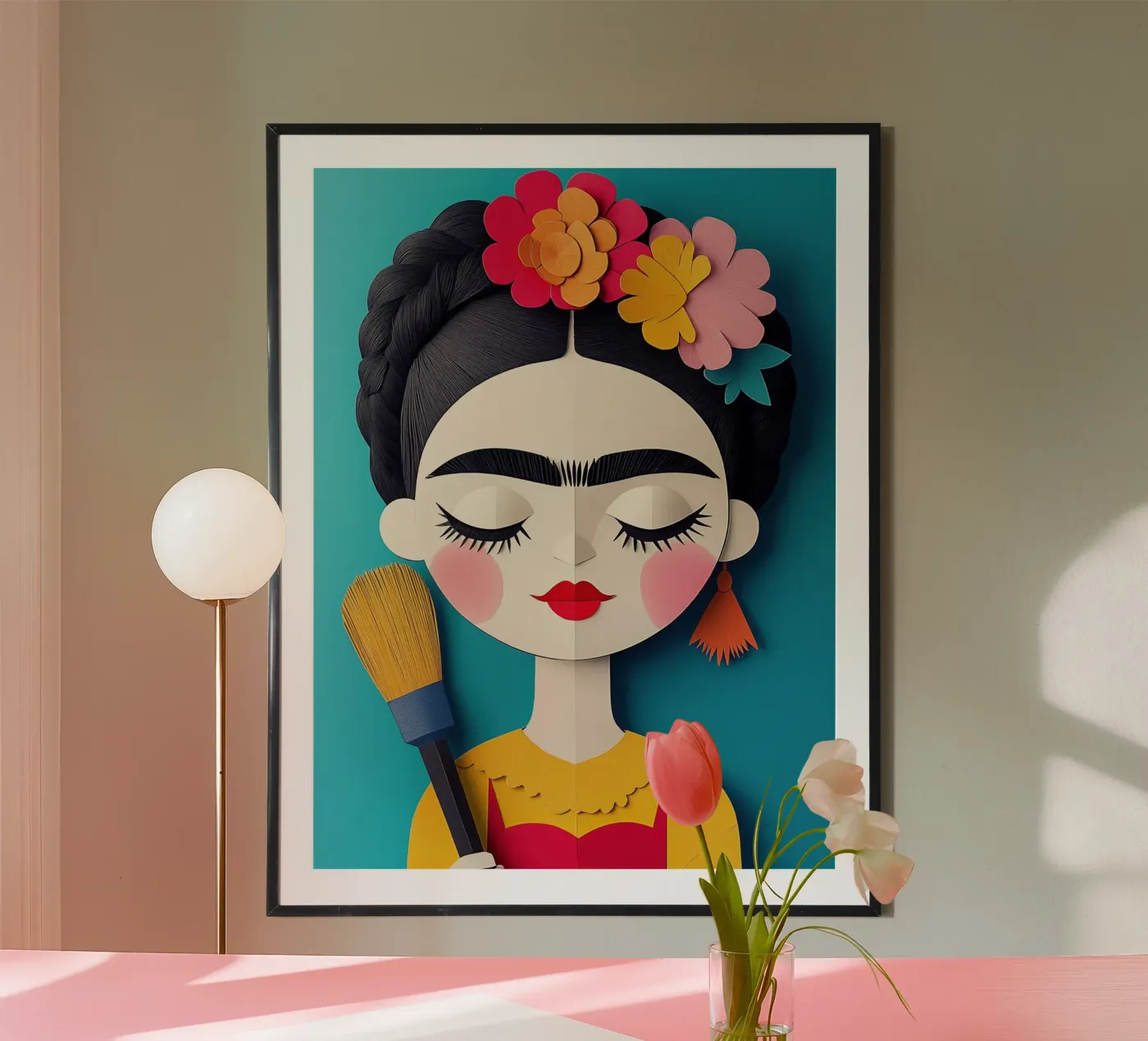 Frida the painter poster by Autofocus