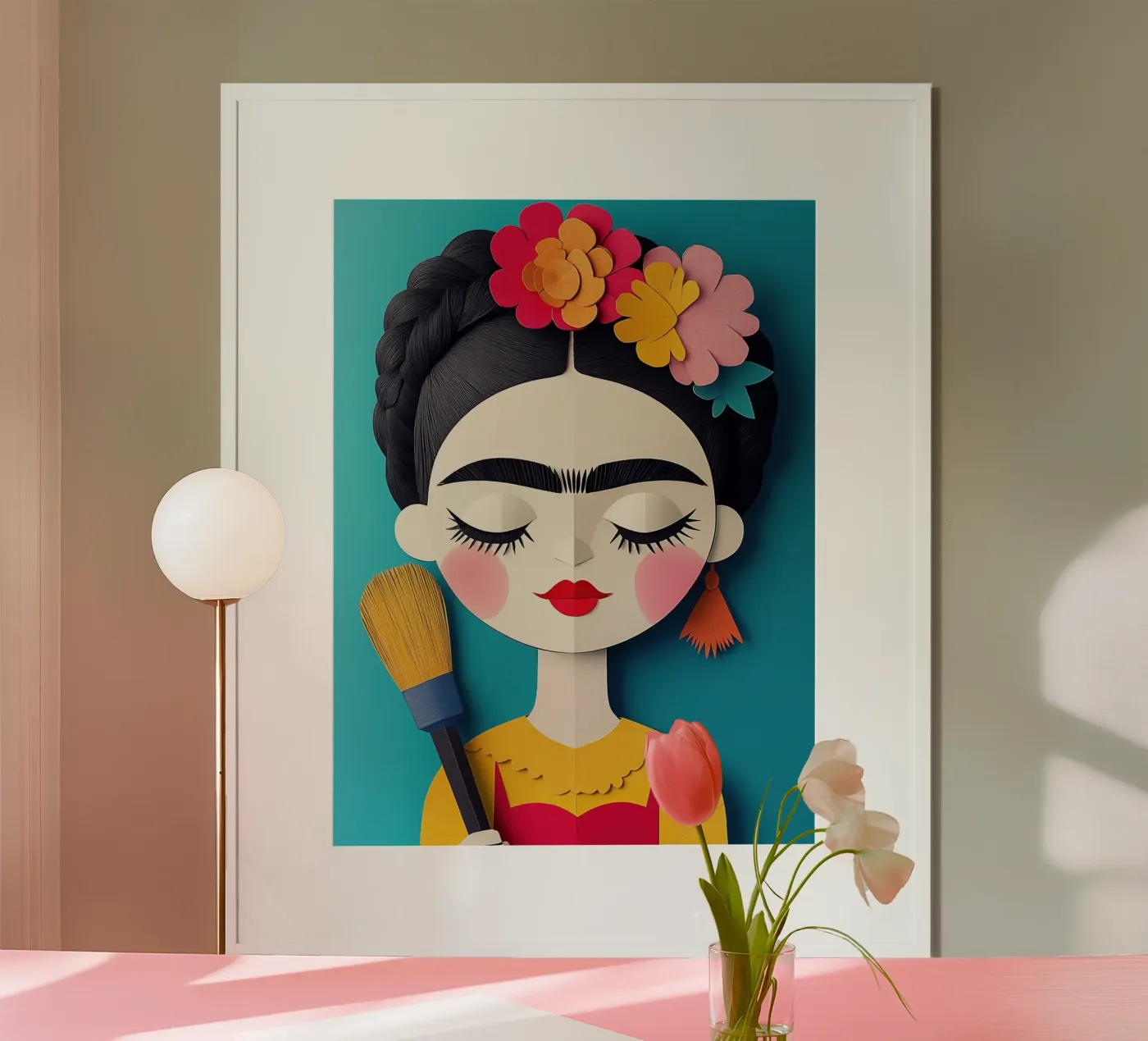 Frida the painter poster by Autofocus