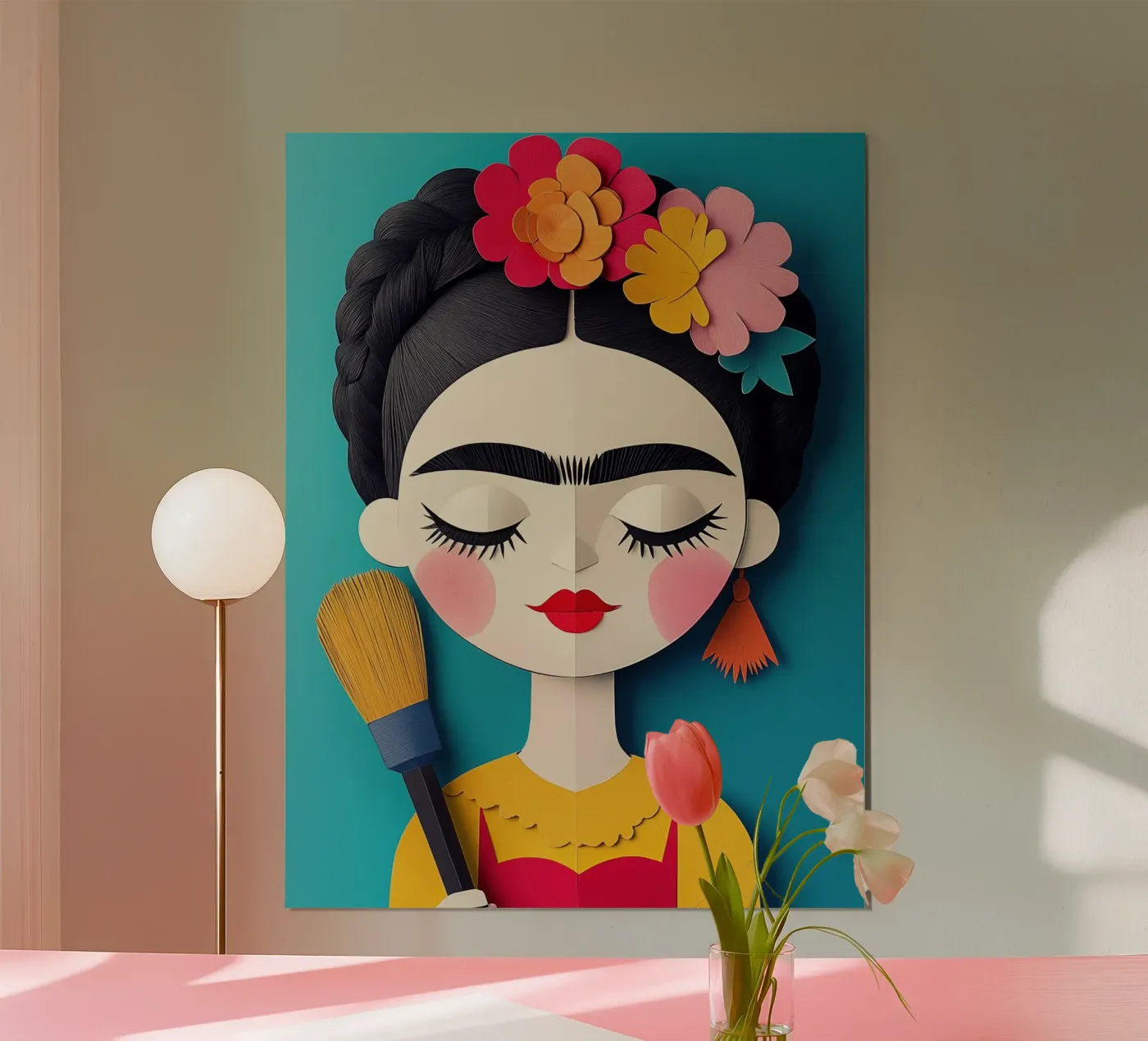 Frida the painter poster by Autofocus