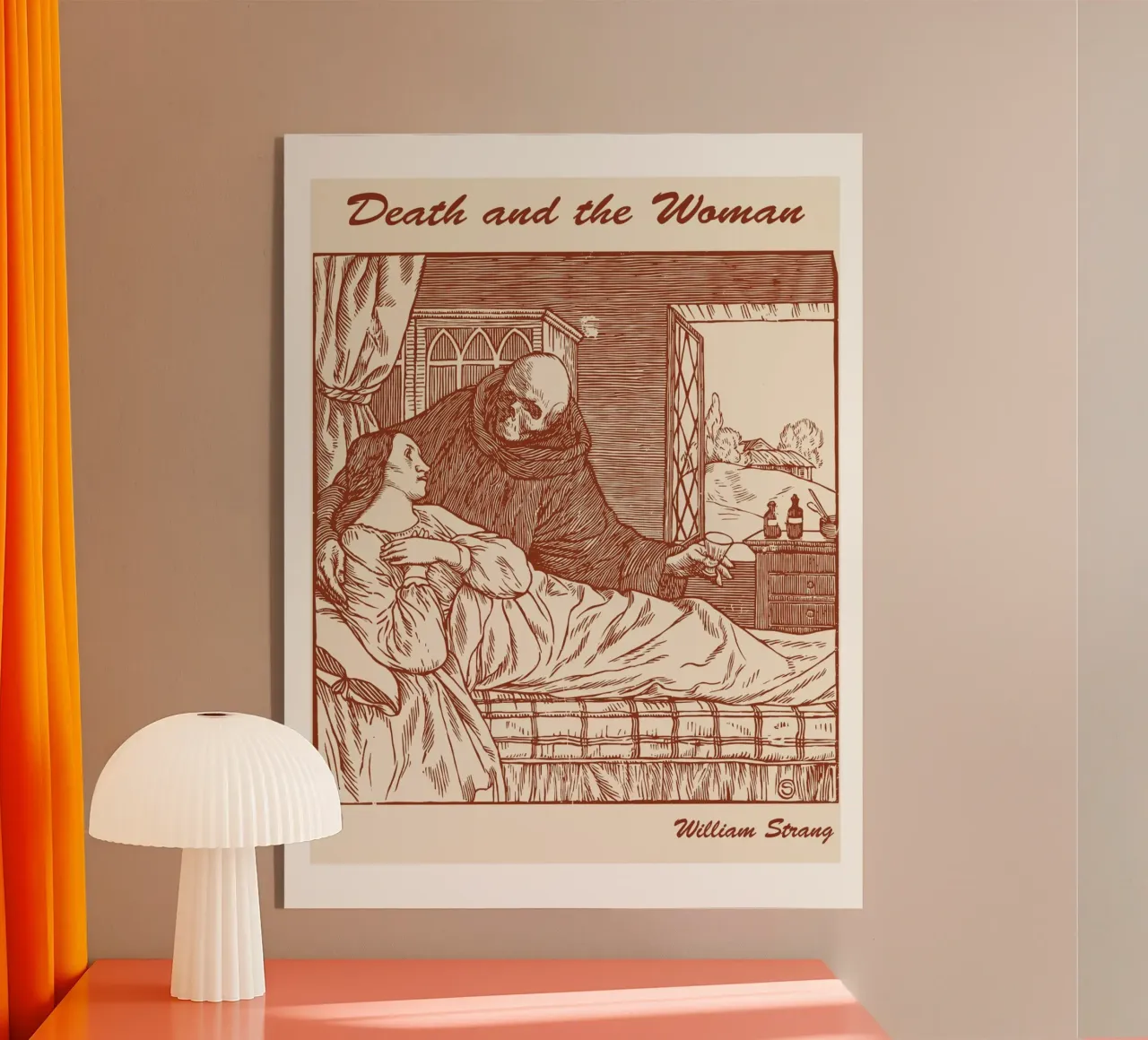 La morte e la donna plexiglass da Doa Project