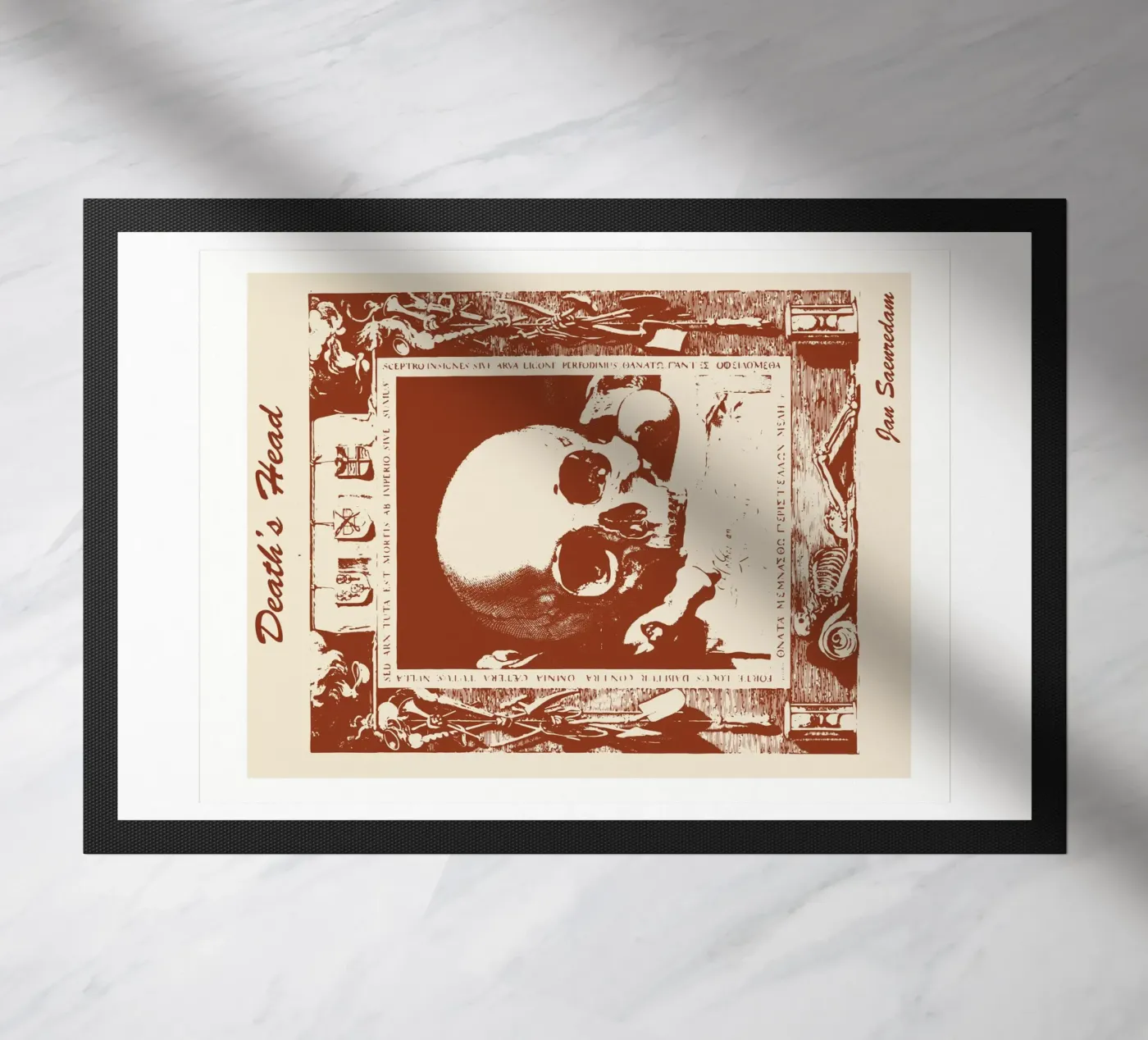 Death’s Head doormat by Doa Project