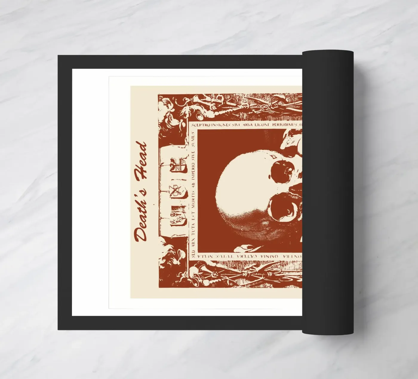 Death’s Head doormat by Doa Project