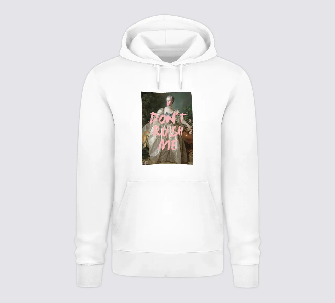 Don’t Rush Me – Bold Feminist Bubble-Gum Art Print felpa con cappuccio da GraceDigitalArtCo