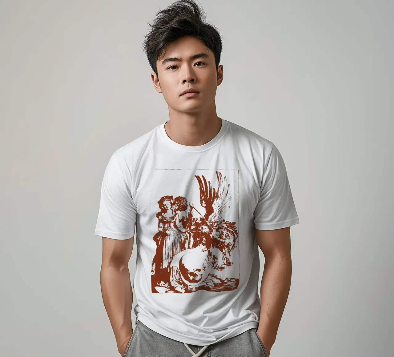 Stemma con teschio t-shirt da Doa Project