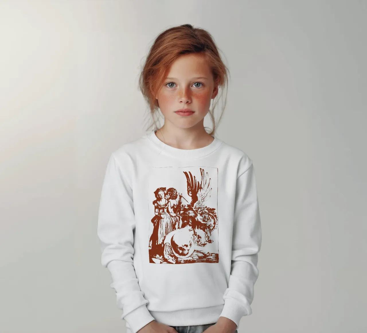 Stemma con teschio felpa bambino da Doa Project