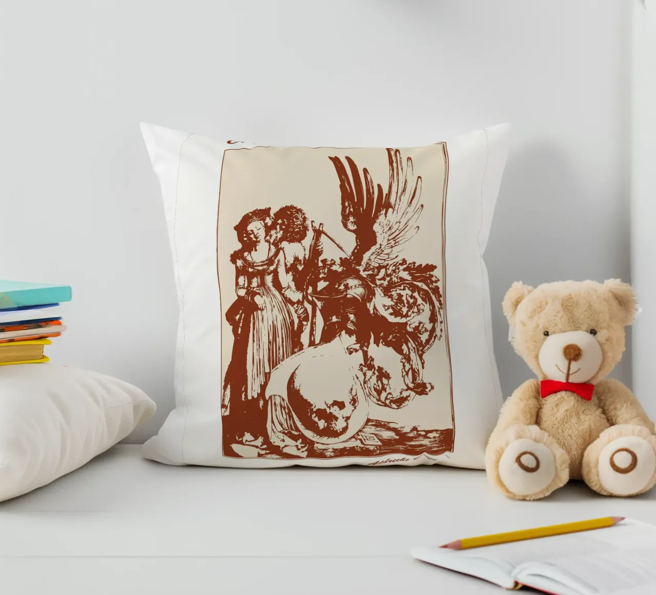 Stemma con teschio cuscino da Doa Project