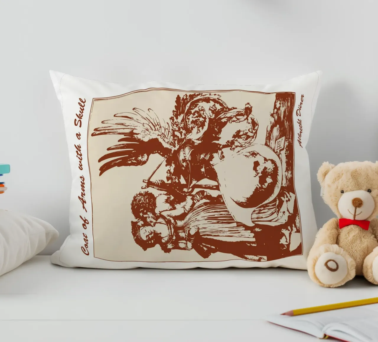 Stemma con teschio cuscino da Doa Project