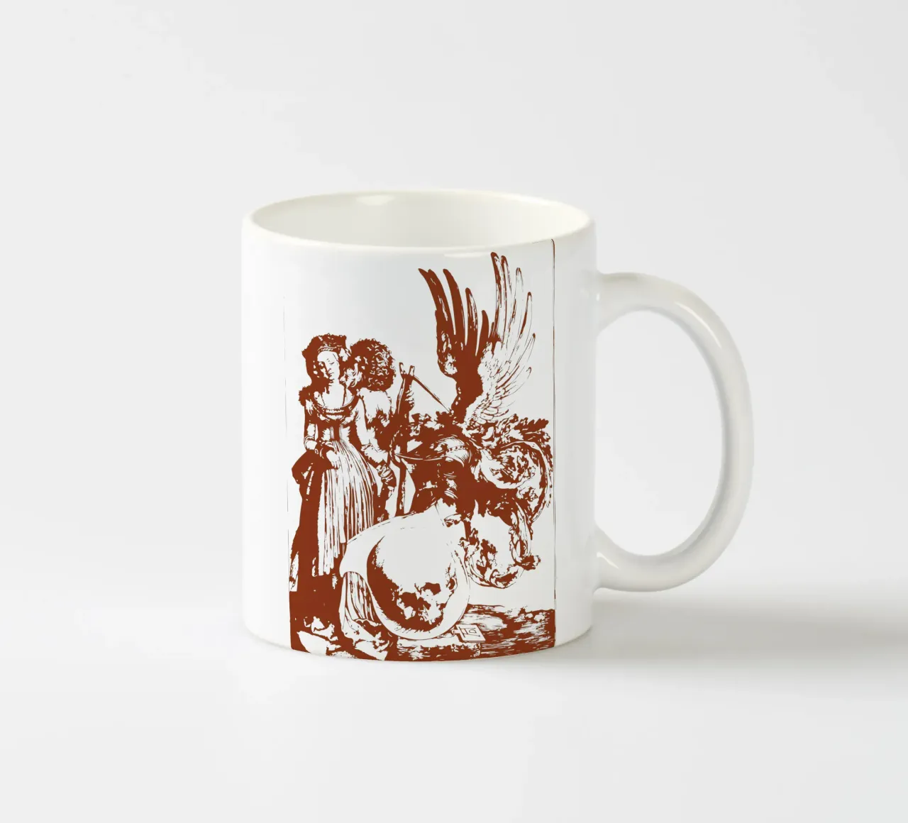 Stemma con teschio tazza in ceramica da Doa Project