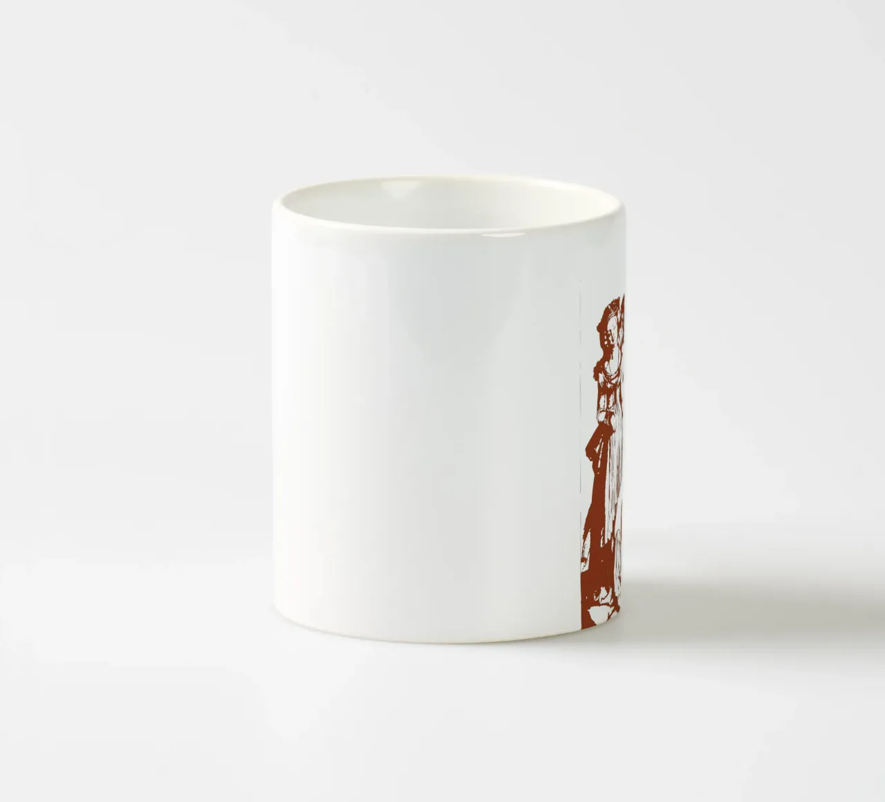Stemma con teschio tazza in ceramica da Doa Project