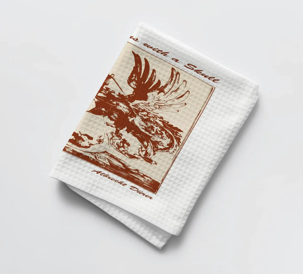 Stemma con teschio canovaccio da cucina da Doa Project